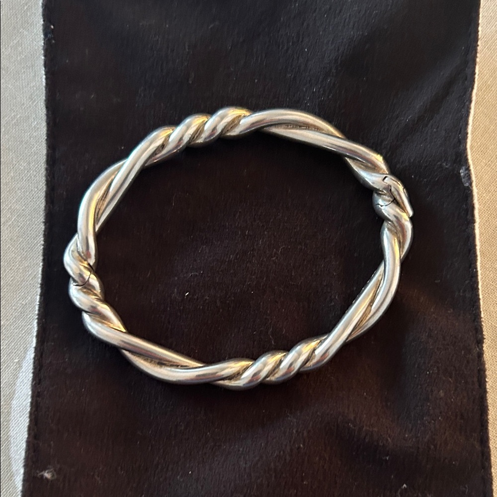 David Yurman Silver Twisted Bracelet